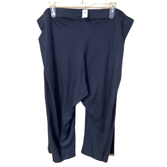 NEW Old Navy 4X Wide Leg Comfort PANT High Rise Black Pull On Wide Band Waist - Picture 5 of 8